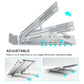 foldable silver laptop stand 