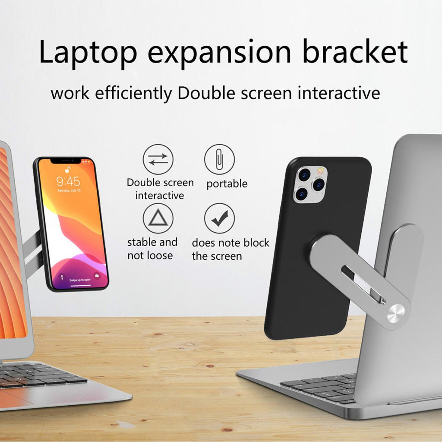 laptop magnetic phone holder